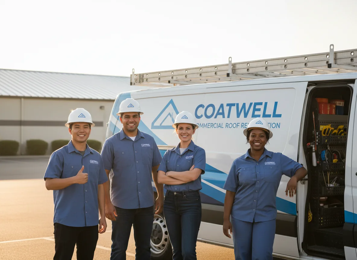 Commercial roof coating company in Posen, IL